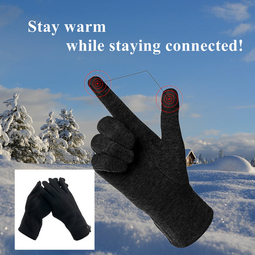 Stitch Button Gloves