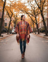 Wave Pattern Poncho