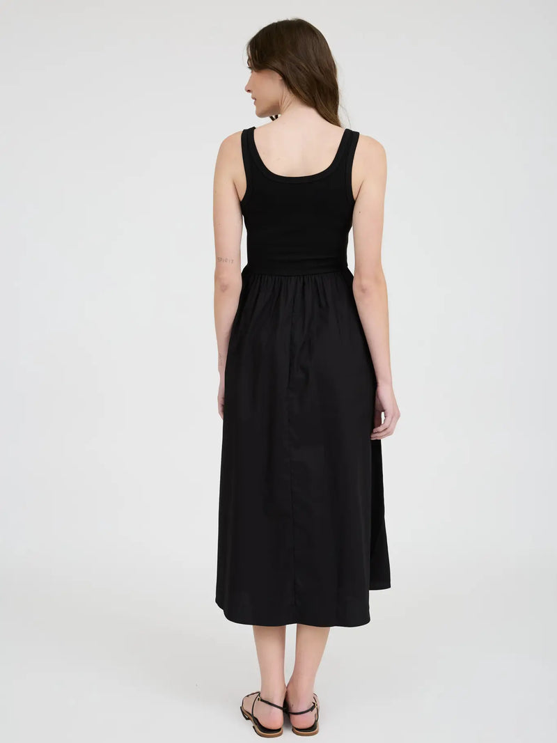 Mix Media Tank Midi Dress