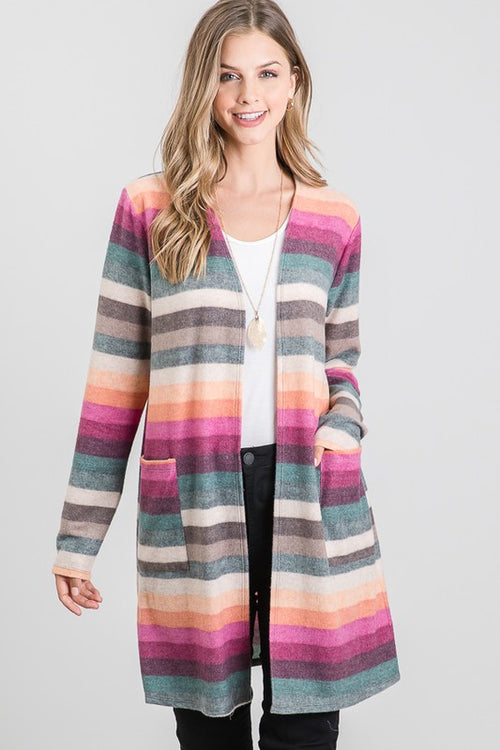 Stripe Cardigan