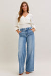 High Waist Trouser Wide Leg - Light