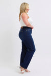 High Waist Straight Dark
