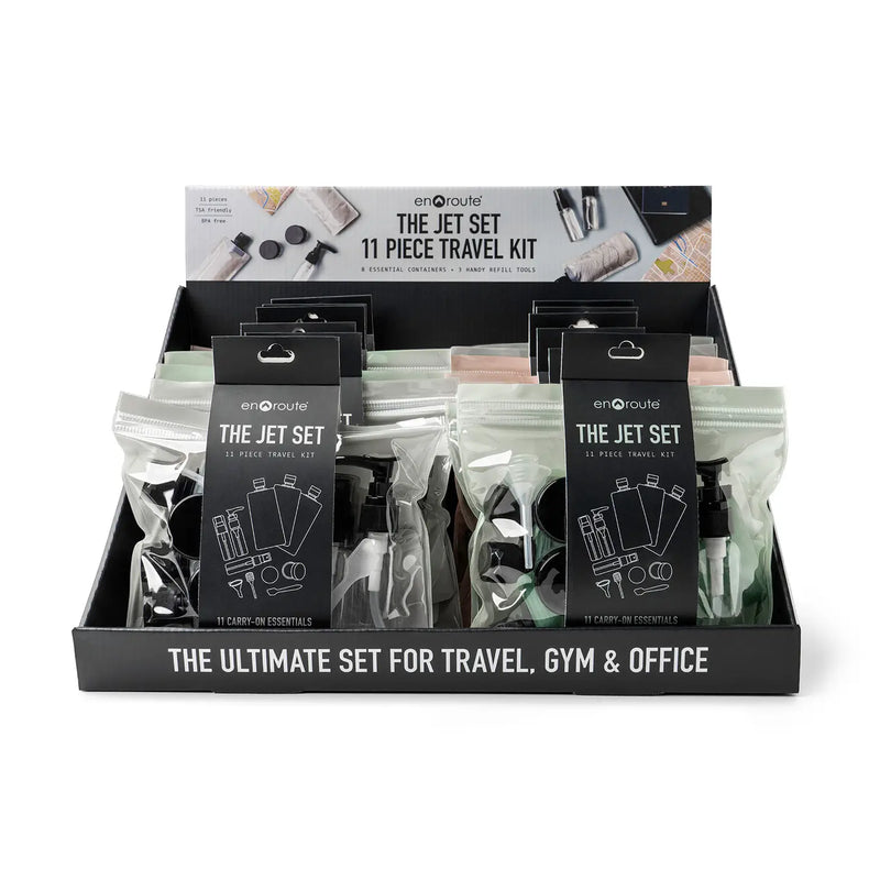 The Jet Set - 11 Piece Travel Toiletry Set