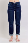 High Waist Boyfriend Dark