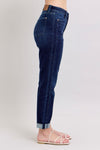 High Waist Boyfriend Dark