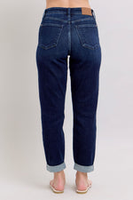 High Waist Boyfriend Dark