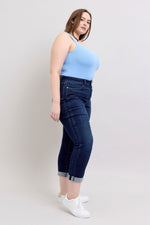 High Waist Boyfriend Dark