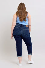 High Waist Boyfriend Dark