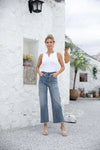 Patch Pocket Bamboo Jeans