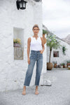 Patch Pocket Bamboo Jeans