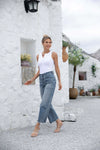Patch Pocket Bamboo Jeans