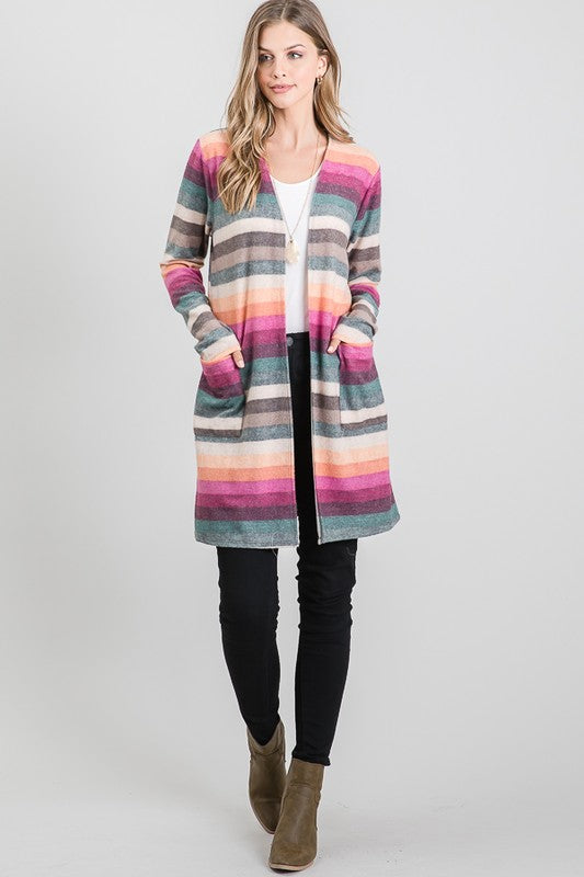 Stripe Cardigan