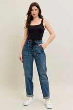 High Waist Vintage Wash Jogger