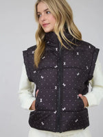 Bow Puffer Vest