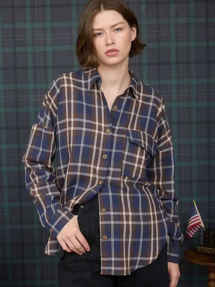 Plaid Button Down