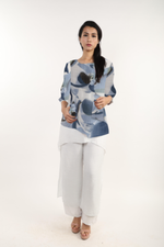 Gauze Abstract Blouse