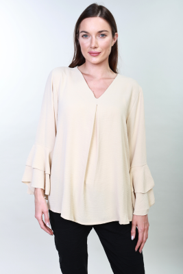 Tiered Sleeve Blouse