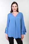 Tiered Sleeve Blouse