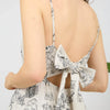 Toile Print Maxi Dress