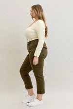 High Waist Aurora Weekender Garment Dyed Cuff