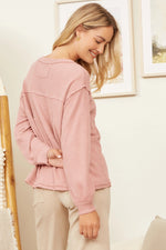 Casual Ribbed Top