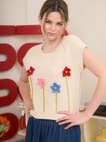 Floral Crochet Top