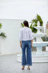 Folded Hem Wide Leg