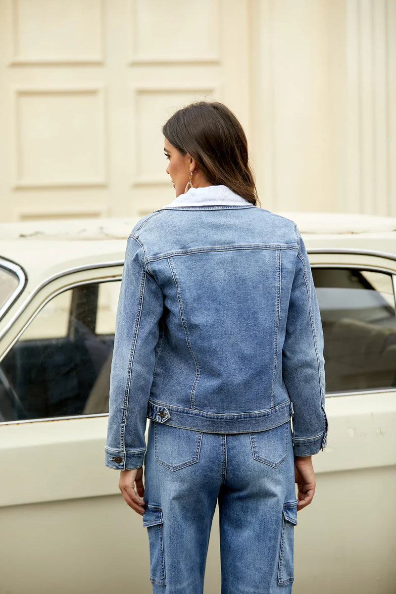 Cargo Bamboo Denim Jacket