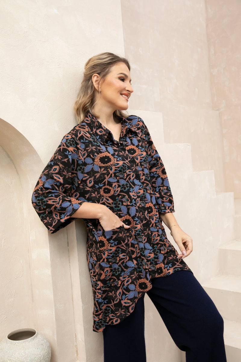 Fall Floral Tunic