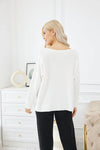 Gold Foil Cheetah Knit Sweater