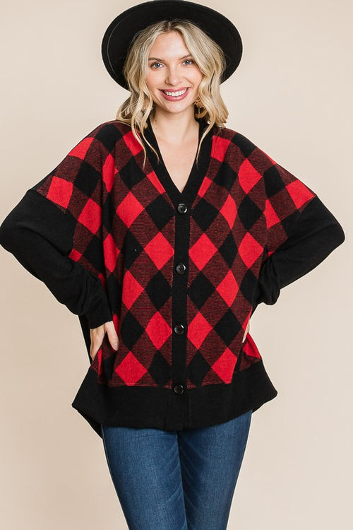 Buffalo Plaid Cardigan