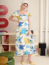 Puff Midi Dress