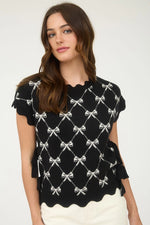 Bow Knit Pullover