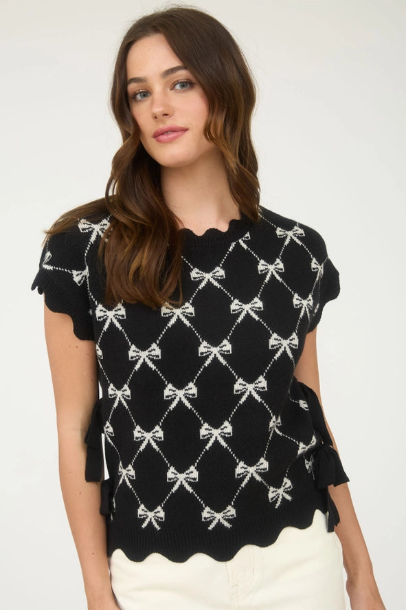 Bow Knit Pullover