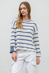 Denim Stripe Top