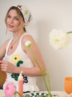Floral Crochet Tank