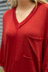 Relaxed Draped Top