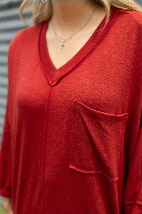 Relaxed Draped Top