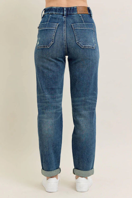 High Waist Vintage Wash Jogger