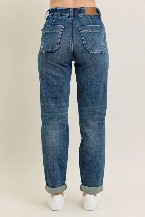 High Waist Vintage Wash Jogger