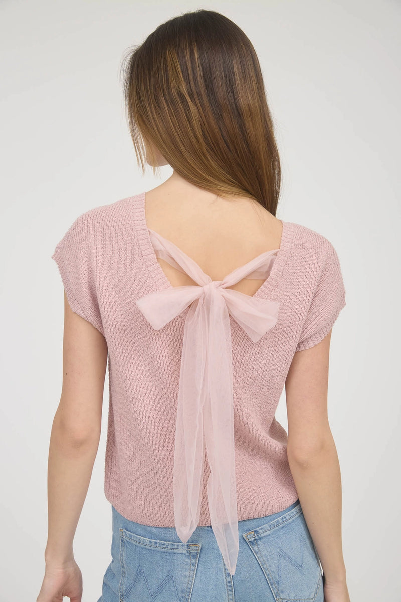 Bow Back Sweater