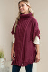 Tucker Cable Knitted Poncho