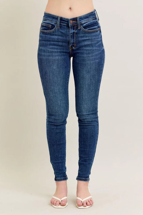 Mid Rise Skinny with Handsanding