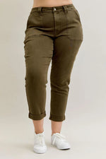 High Waist Aurora Weekender Garment Dyed Cuff