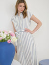 Stripe Shirt Dress
