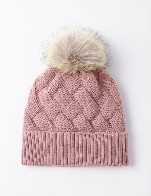 Fur Pom Toque