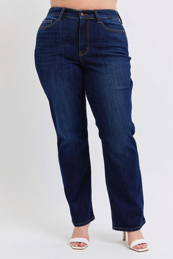 High Waist Straight Dark