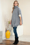 Tucker Cable Knitted Poncho