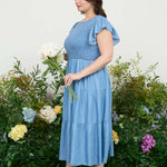 Chambray Midi Dress