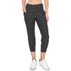 Slim Fit Activewear Capri Jogger with Hidden Pocket - Heathered Grey